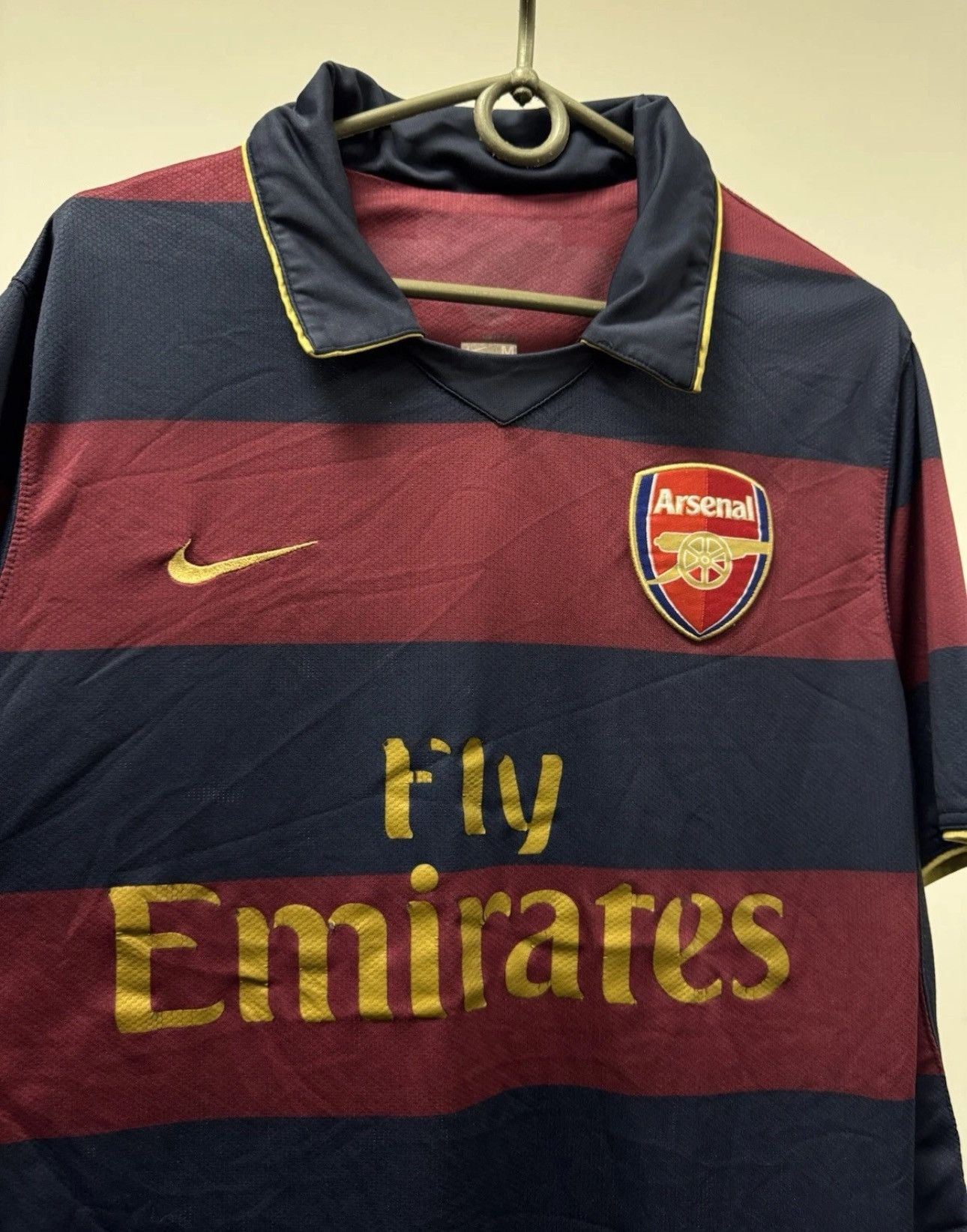 Nike × Vintage Vintage Nike Arsenal London Third Jersey 2007/08 Blockore Size US M / EU 48-50 / 2 - 3 Thumbnail