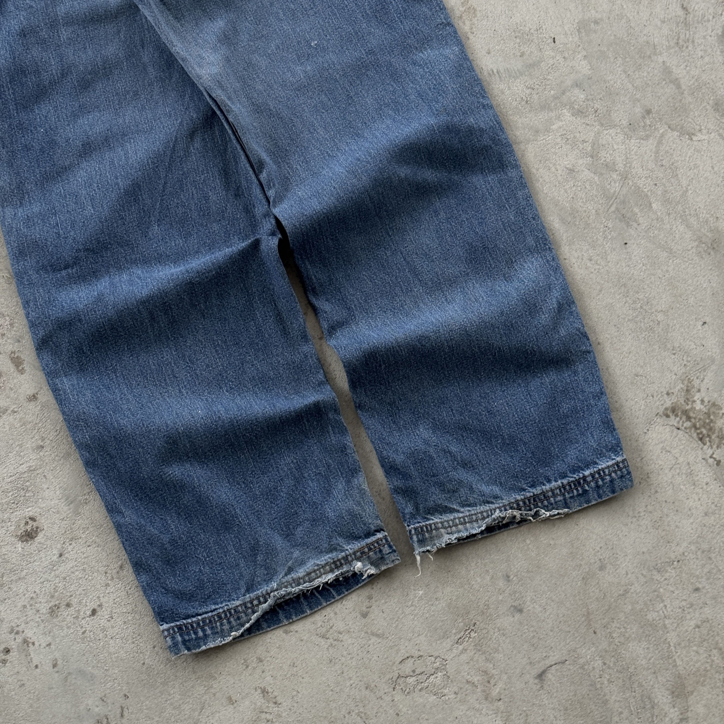 Levi's Vintage 90s Levi's Baggy Carpenter Washed Blue Pants Size US 32 / EU 48 - 7 Thumbnail