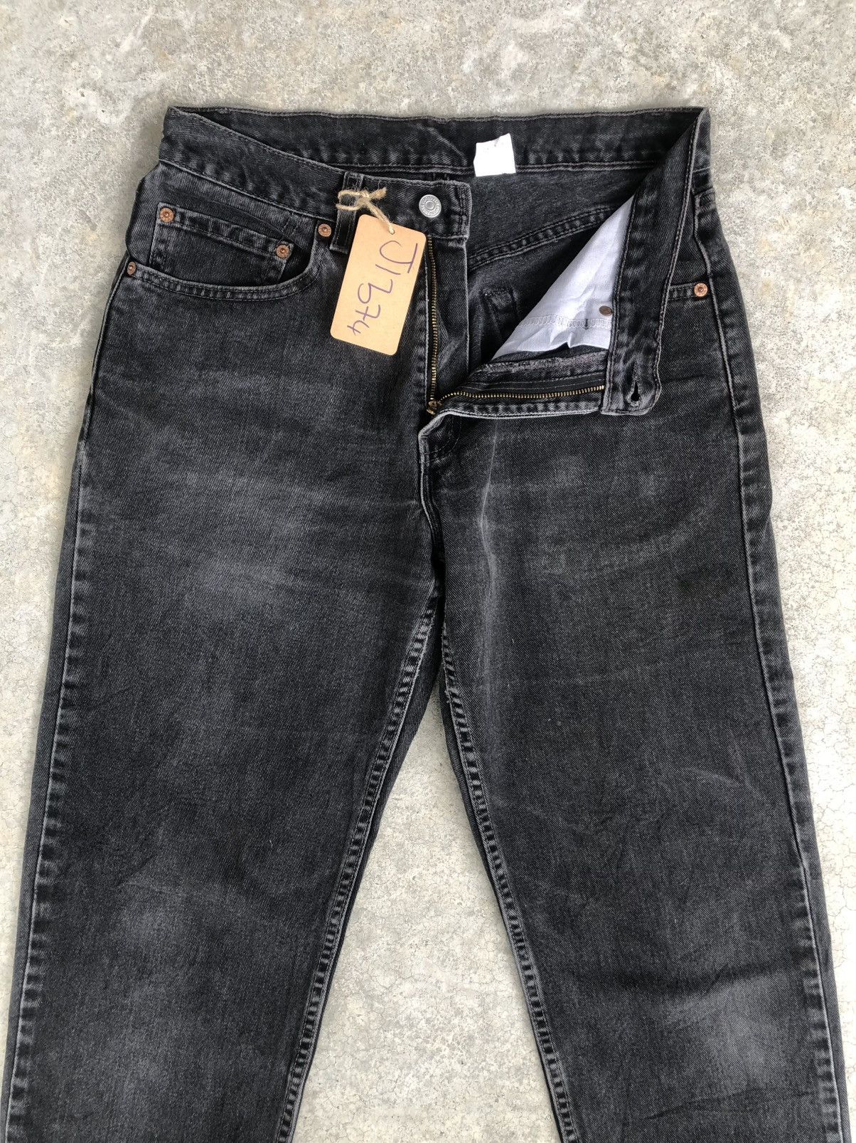 Levi's Y2k Levi’s 550 Distressed Jeans Relaxed Fit Size US 31 - 3 Thumbnail