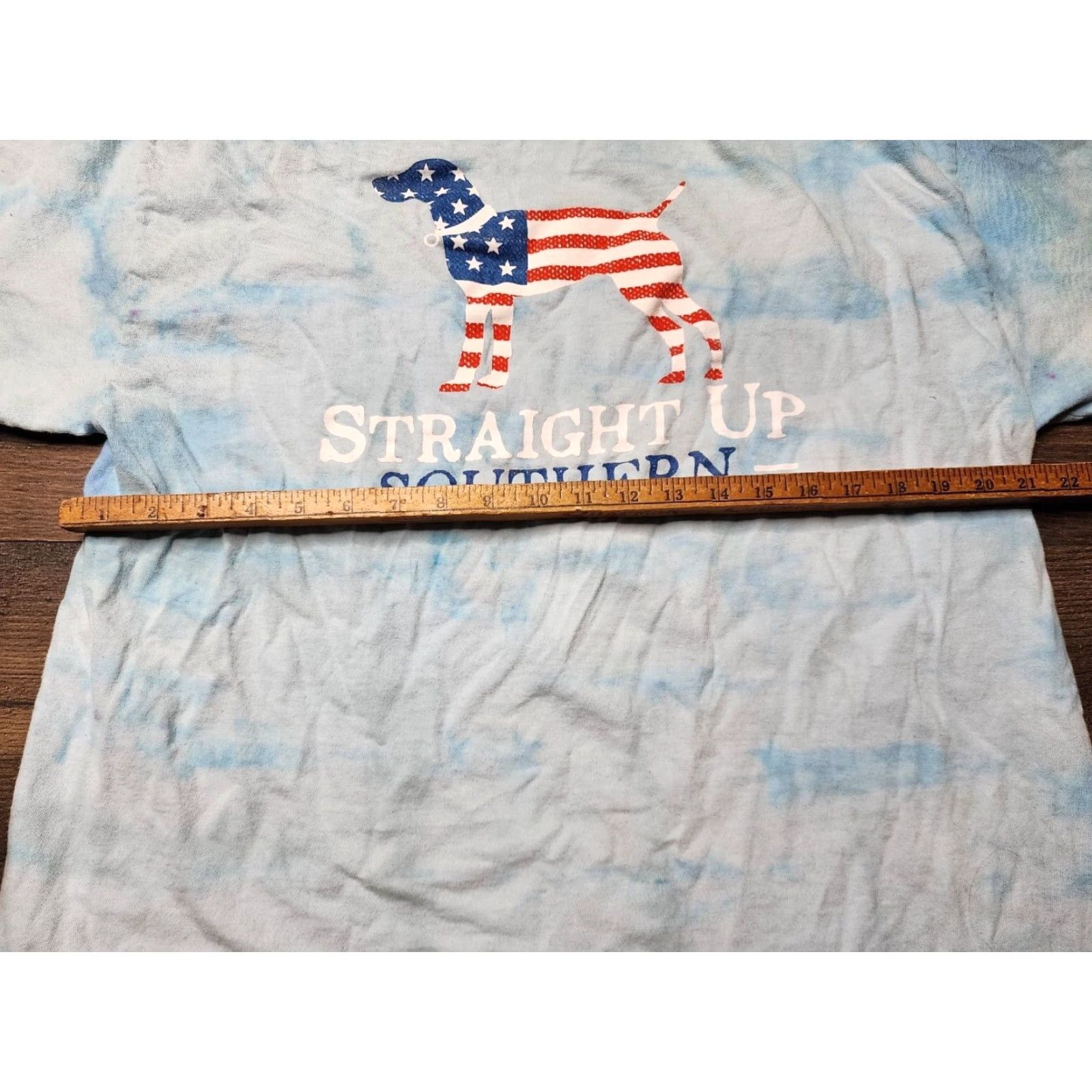 Doublet VINTAGE Straight Up Country Men's XL T-Shirt Crew Neck Short Sleeve Cotton Blue Made in USA 90s American Logo Easy Care Size US XL / EU 56 / 4 - 3 Thumbnail