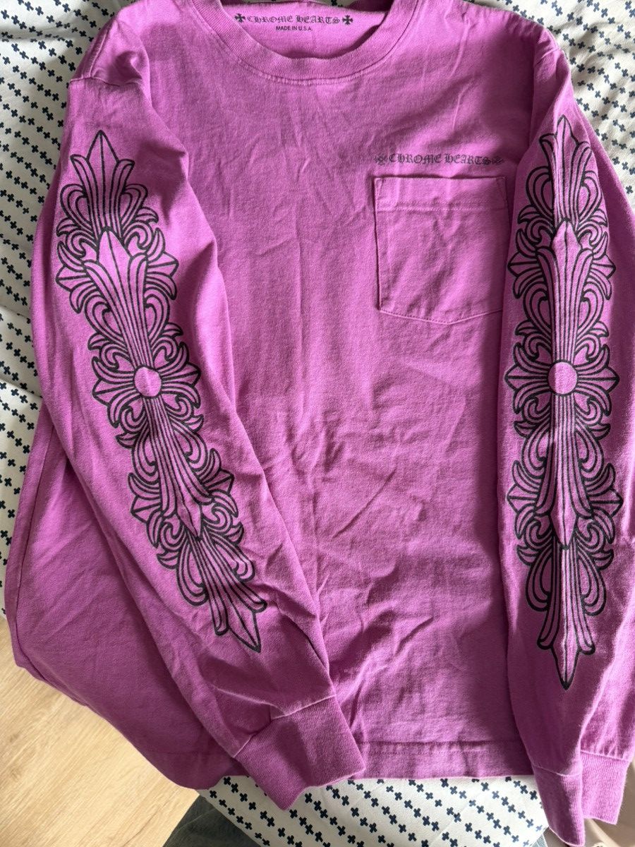 Chrome Hearts Chrome Hearts Matty Boy Spider Web Longsleeve Size US M / EU 48-50 / 2 - 1 Thumbnail