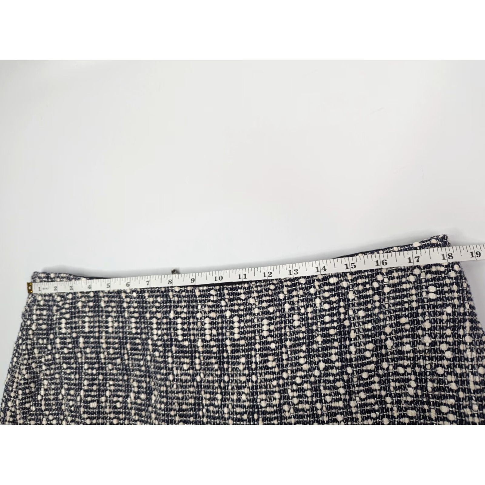 Ann Taylor Ann Taylor Skirt Womens Size 14 Knee Length Pencil Knit Black White Multicolor Workwear Pockets Reg Size 36" / US 14 / IT 50 - 5 Thumbnail