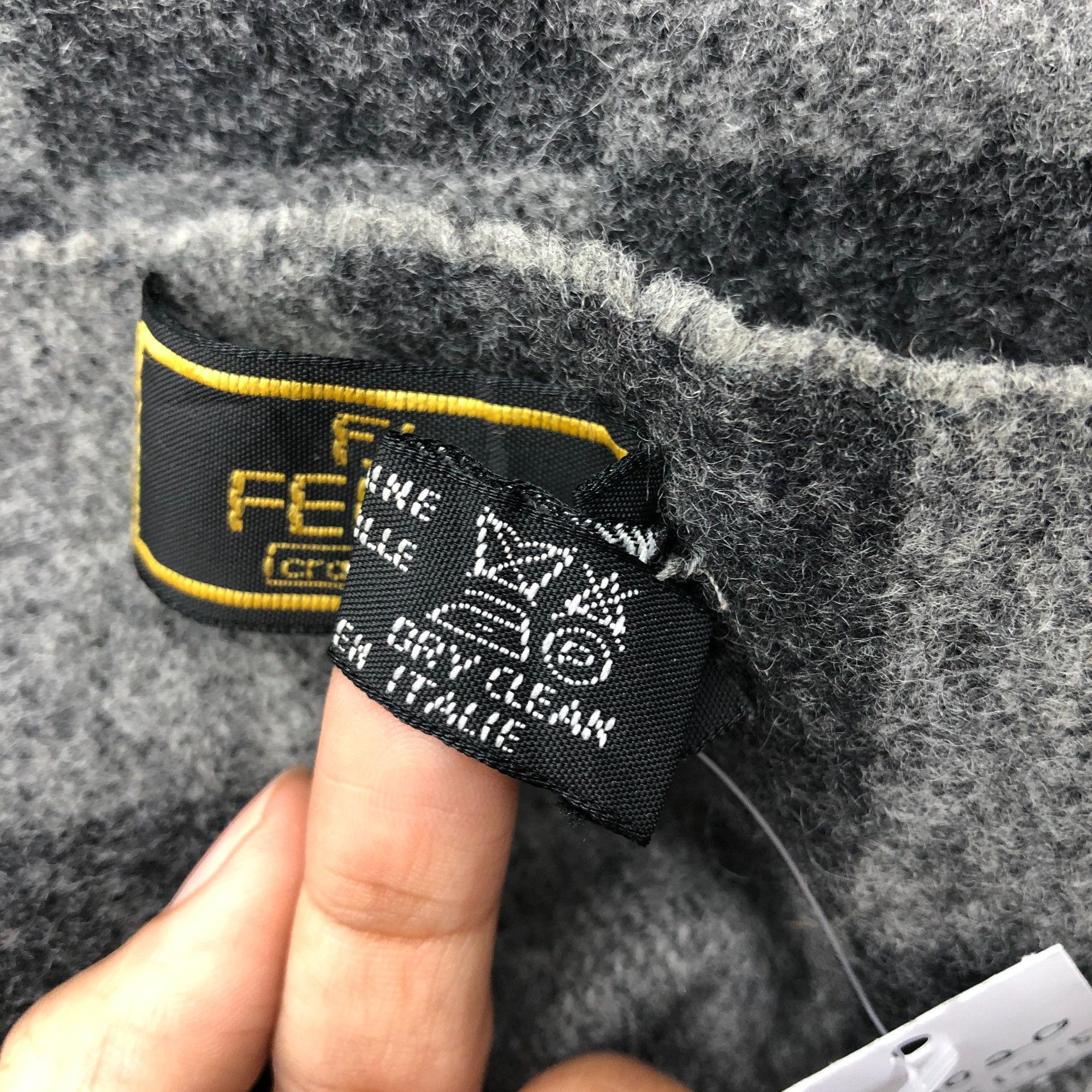 Fendi Vintage Fendi Scarf Muffler Wool FF Monogram Scarves Size ONE SIZE - 5 Thumbnail