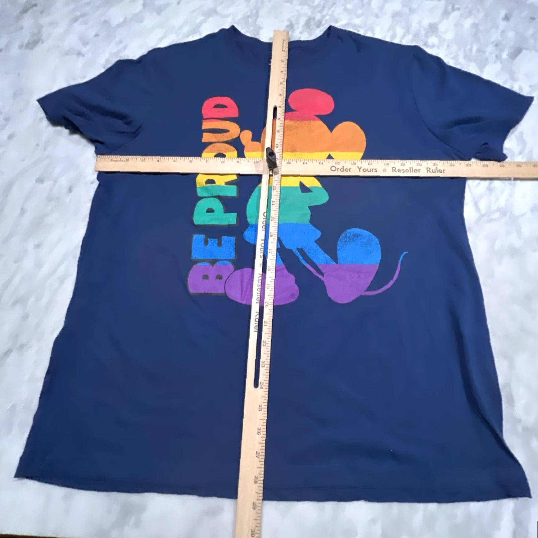Disney Disney Pride Shirt Mens Large Mickey Mouse Be Proud Rainbow Pride Tee Size US L / EU 52-54 / 3 - 7 Thumbnail