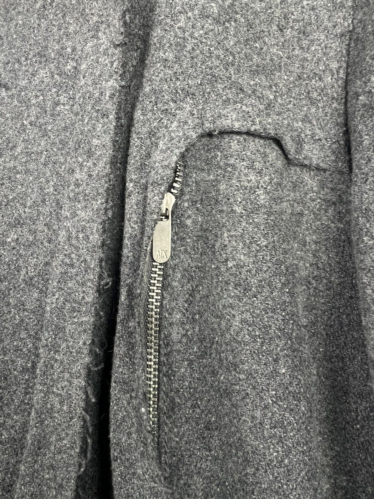 Armani Vintage Armani Exchange Wool Trench Coat Jacket Size M - L Size L / US 10 / IT 46 - 6 Thumbnail