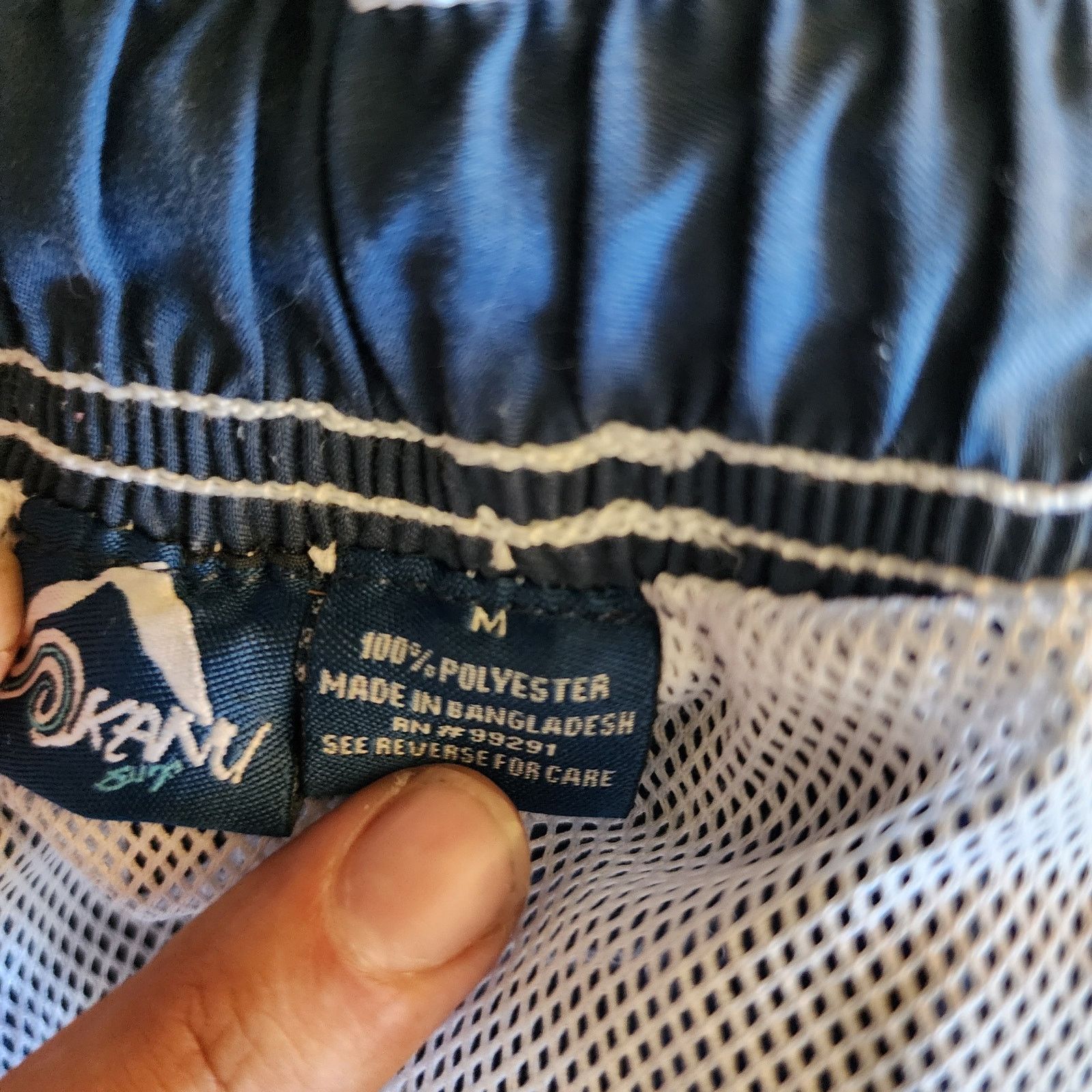 KAVU KAVU Men's Medium Blue Swim Trunks Quick-Dry Size US 32 / EU 48 - 3 Thumbnail
