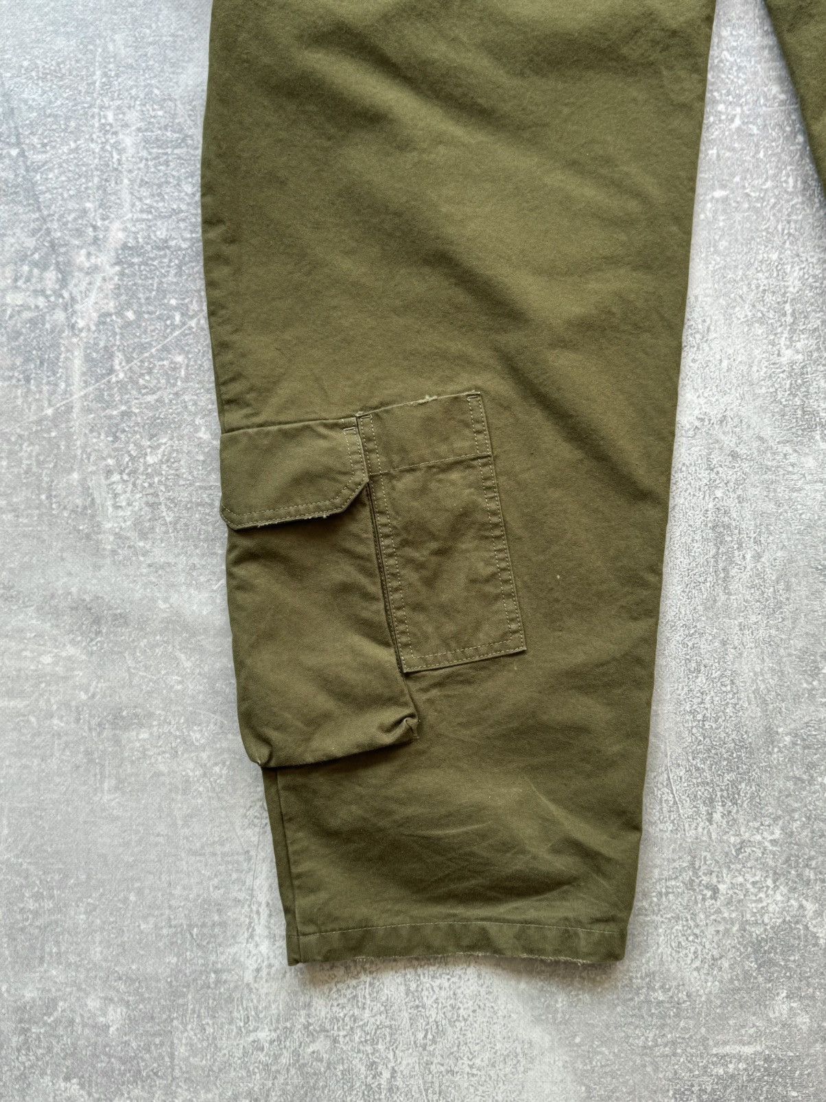 Designer DARKPARK Rosalind Military Green Cargo Pants Size 26" / US 2 / IT 38 - 9 Thumbnail