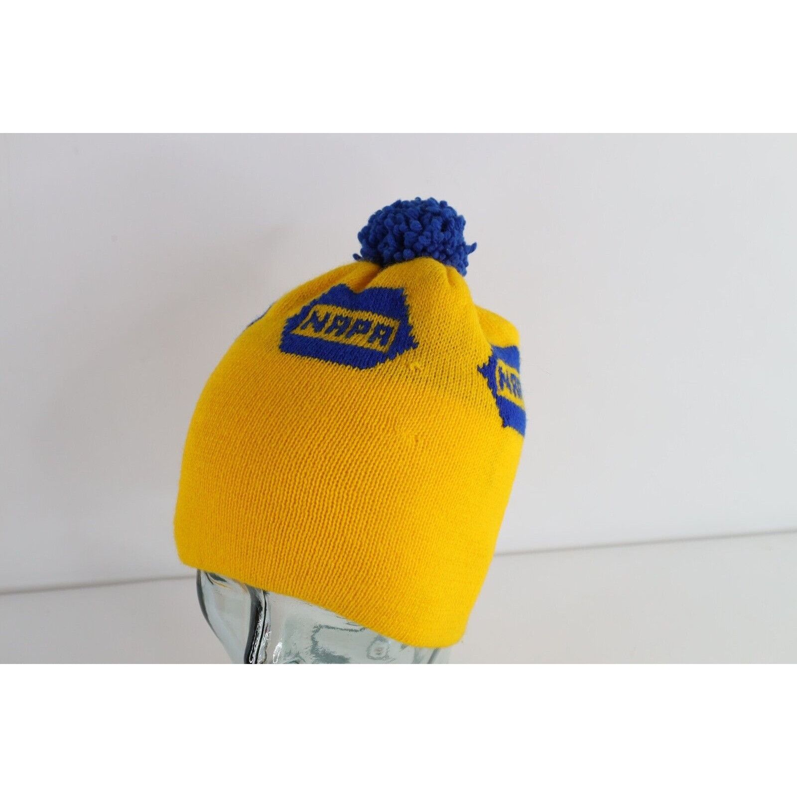 Vintage Vintage 90s NAPA Auto Parts Nascar Racing Winter Beanie Hat Size ONE SIZE - 1 Thumbnail