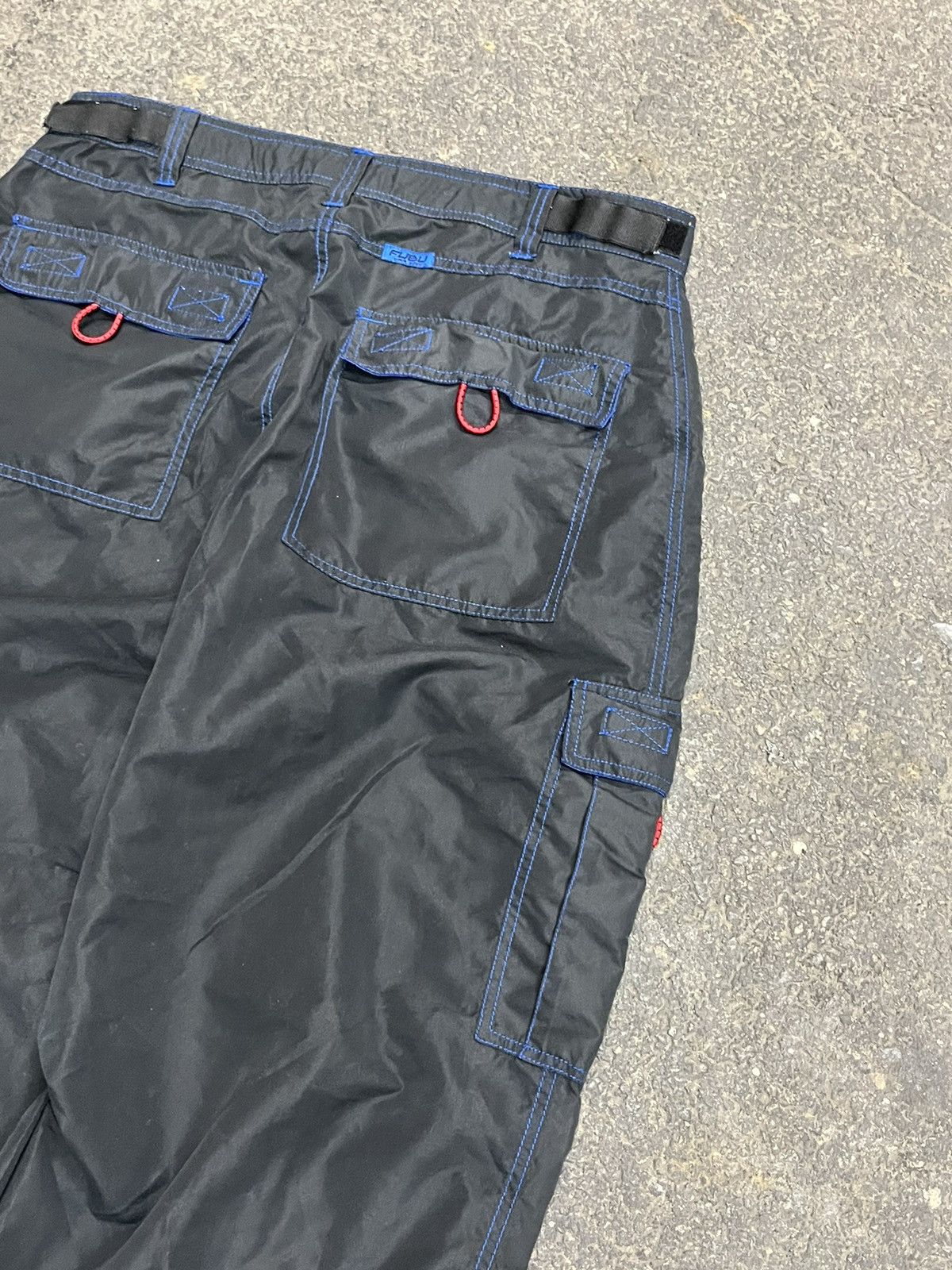 Fubu × Vintage Y2k baggy fit track pants Fubu multi pocket utility rave Size US 36 / EU 52 - 8 Thumbnail