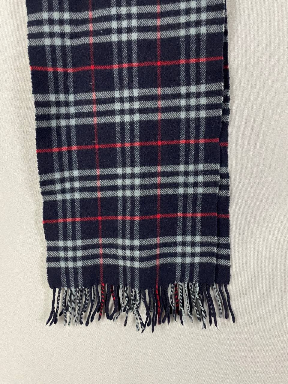 Burberry Burberry Scarf Nova Check Navy Size ONE SIZE - 5 Thumbnail