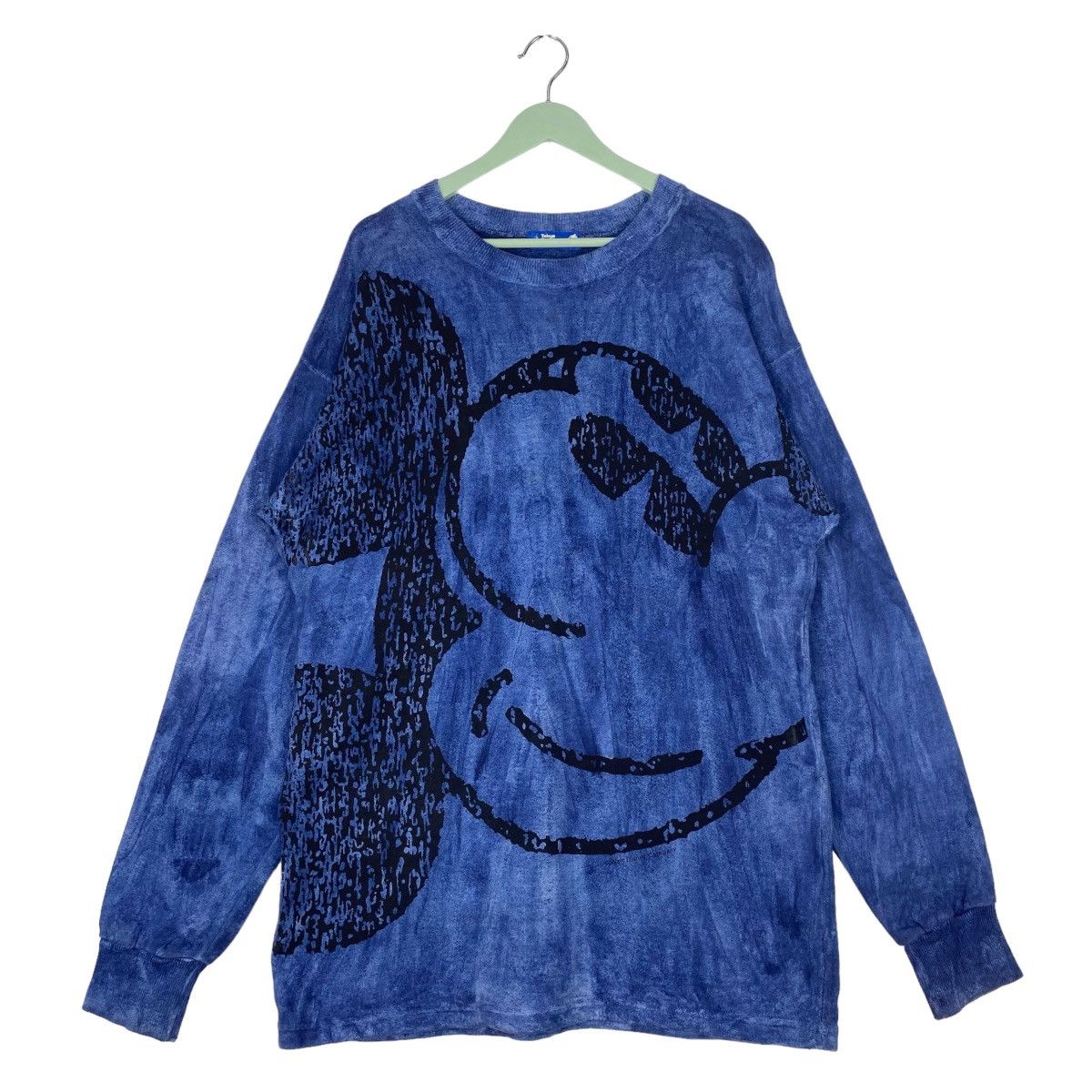 Disney Tokyo Disneyland Sweatshirt Bleach Wash Mickey Mouse Jumper Size L / US 10 / IT 46 - 1 Thumbnail