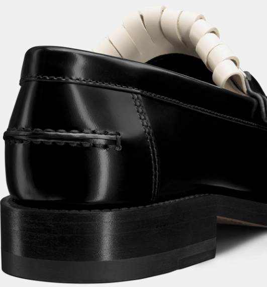 Dior o1w1db10426 KDB962 Emblem Loafers in Black/White Size US 10 / IT 40 - 3 Thumbnail