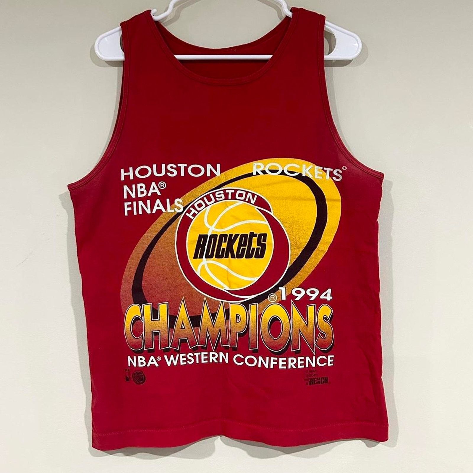 Other Vintage 1994 Houston Rockets NBA Finals Tank Top Size US M / EU 48-50 / 2 - 1 Thumbnail