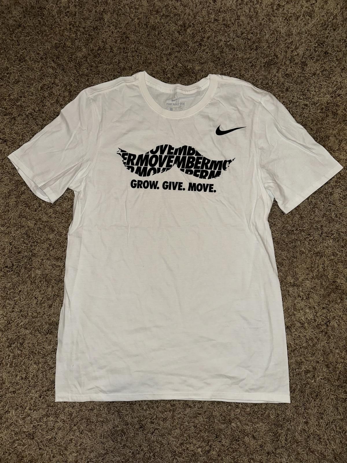 Nike Nike Men’s Movember Moustache Grow Give Move Black T-Shirt Size US M / EU 48-50 / 2 - 1 Thumbnail