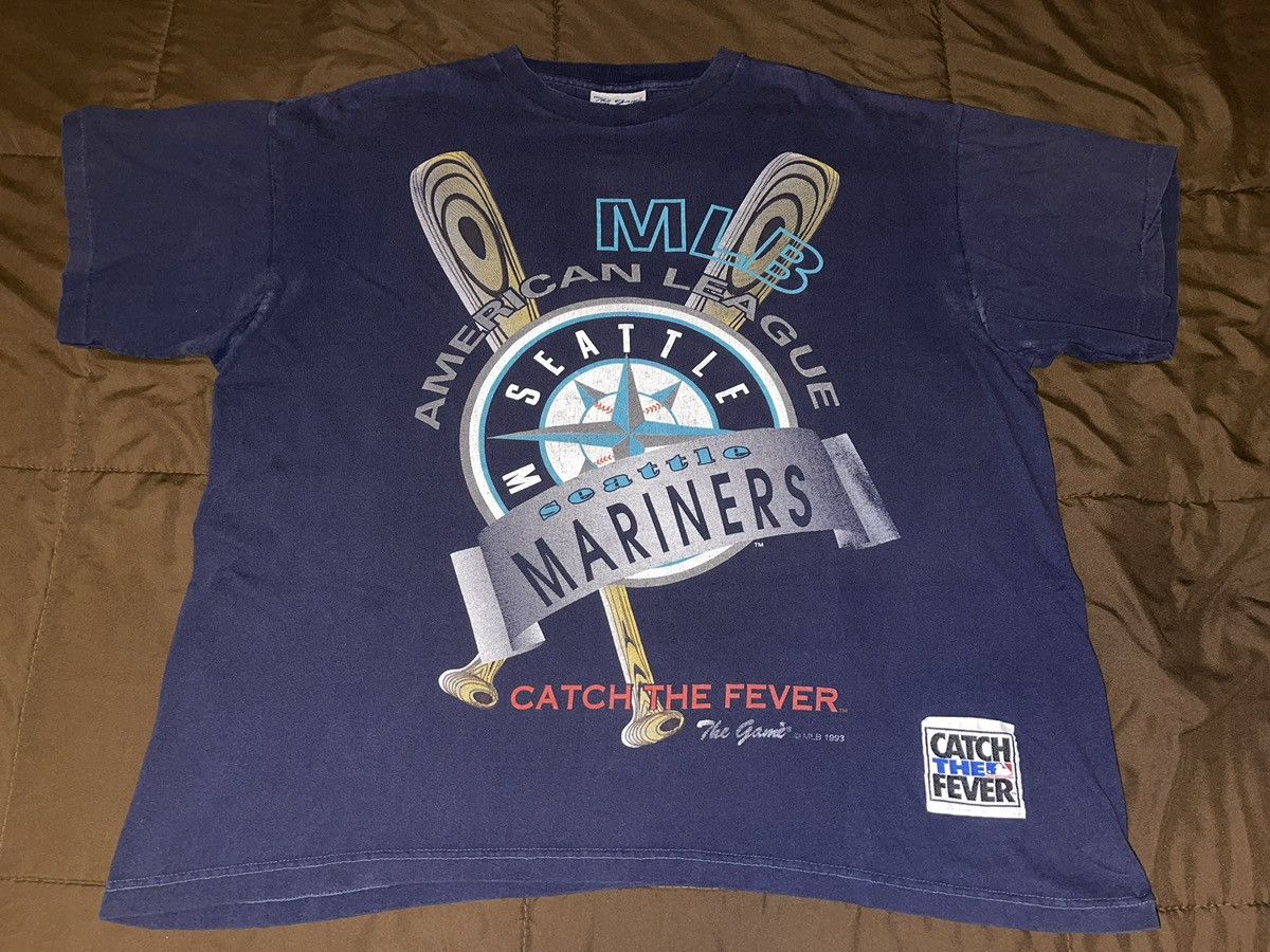 The Game 1993 Seattle Mariners “Catch the Fever” tee Size US XL / EU 56 / 4 - 2 Thumbnail