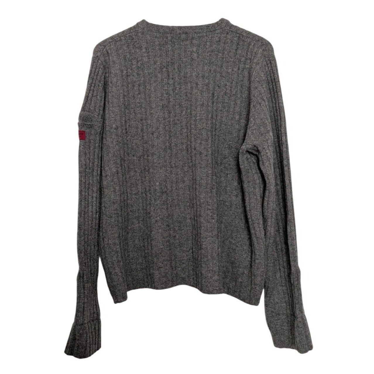 Abercrombie & Fitch Abercrombie & Fitch Ribbed Sweater Mens Size XL Gray Chunky Size US XL / EU 56 / 4 - 7 Thumbnail