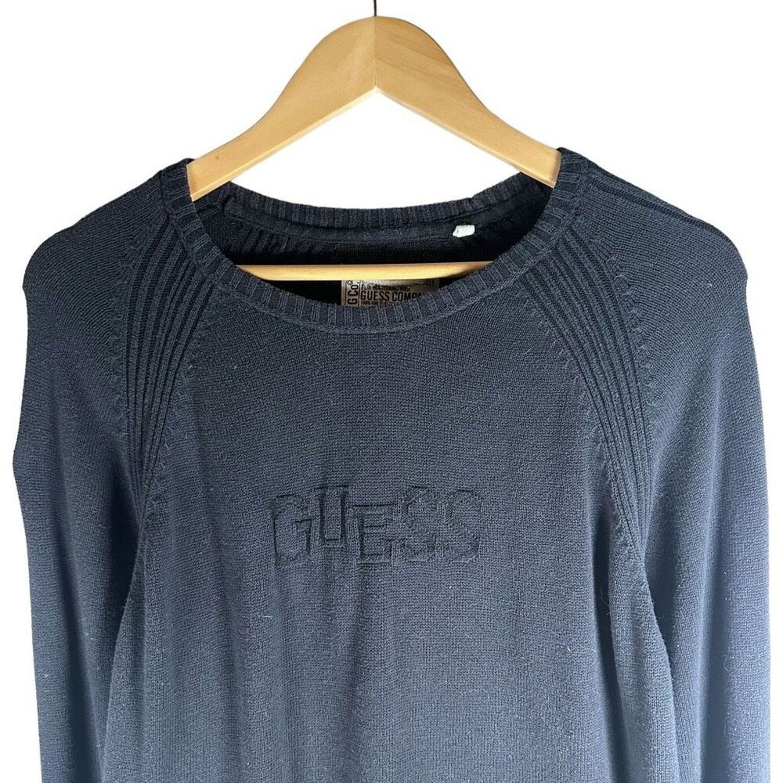 Guess Guess Vintage Y2K Knit Woven Sweater Men’s XXL - Designer Size US XXL / EU 58 / 5 - 2 Thumbnail