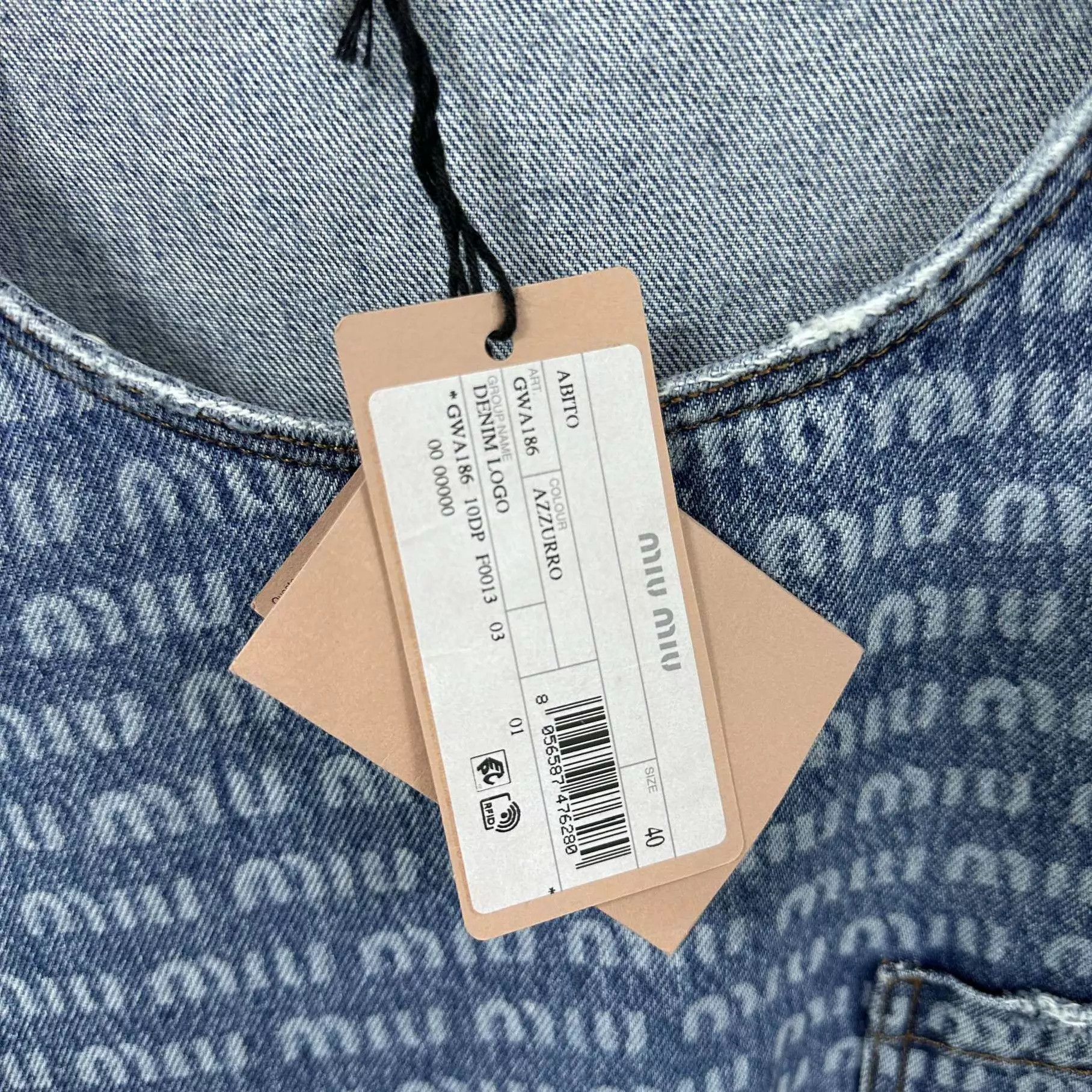Miu Miu MIU MIU All-Over Print Women's Dress 40 Size S / US 4 / IT 40 - 5 Thumbnail
