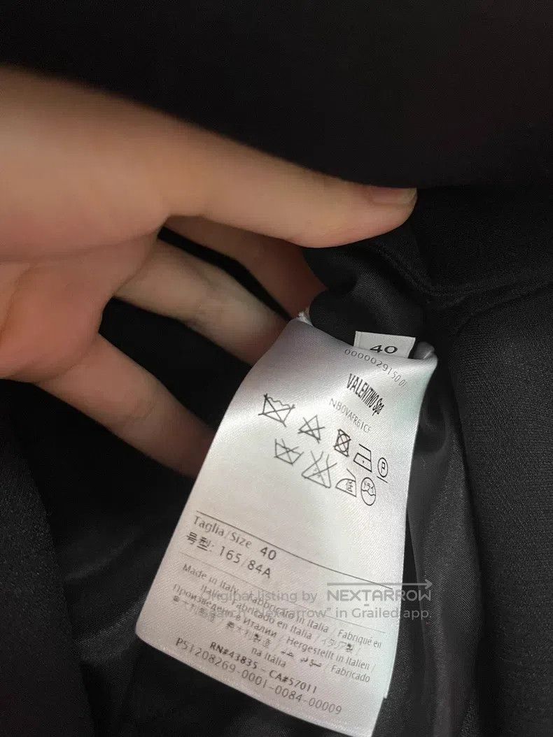 Other Valentino Double-breasted waist with a large swing silk wo Size M / US 6-8 / IT 42-44 - 4 Thumbnail