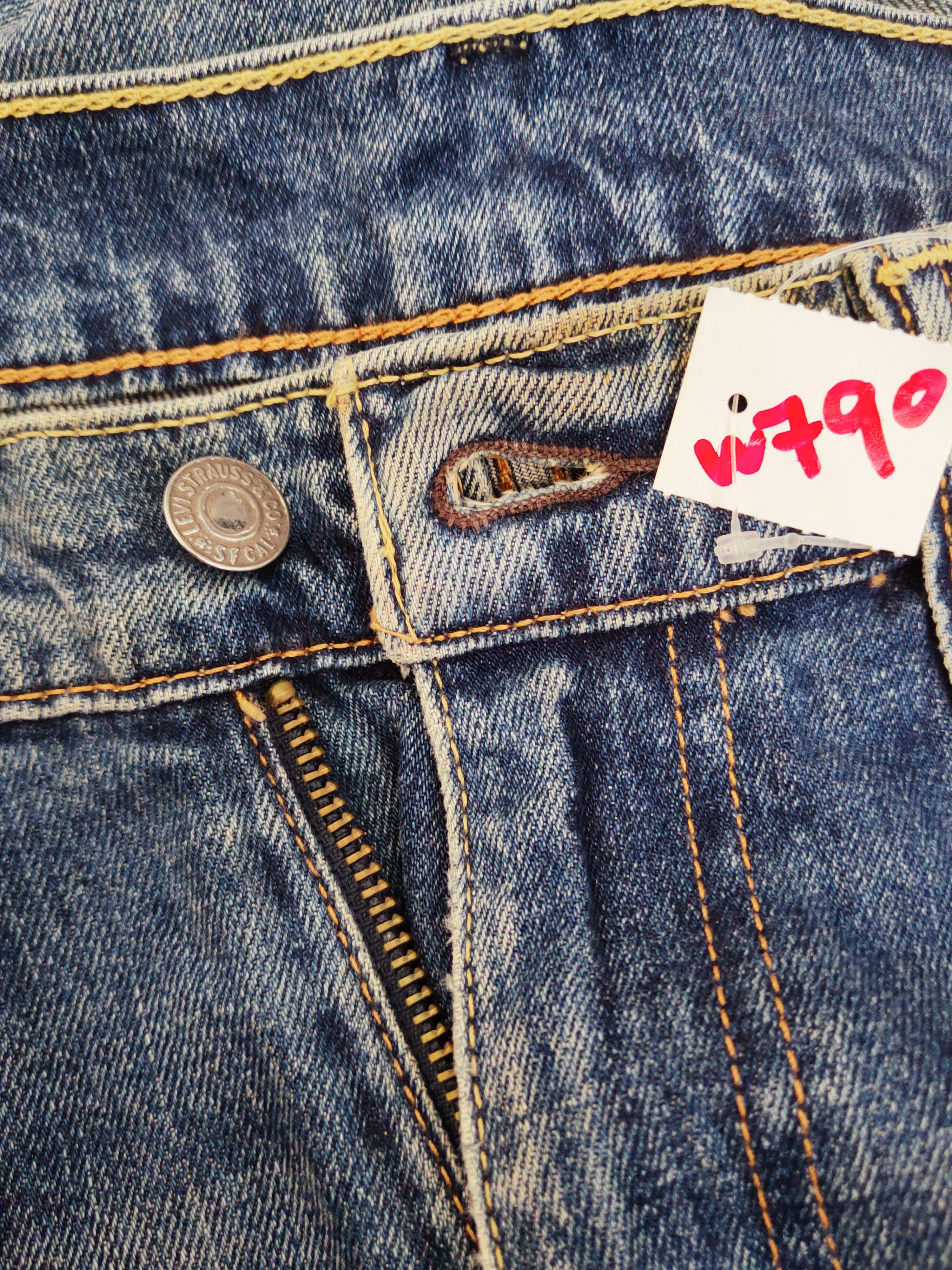 Levi's Levi's Blue Distressed Ripped Jeans #W790 Size US 32 / EU 48 - 20 Thumbnail