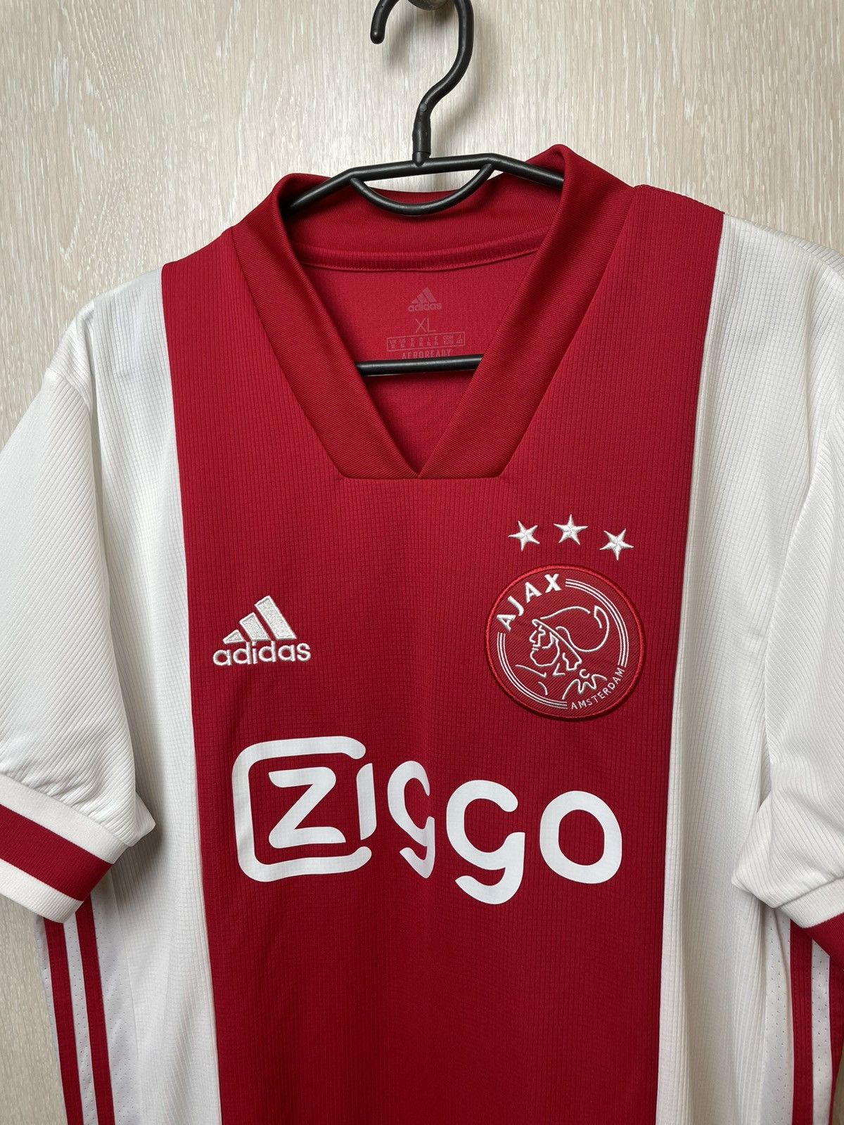 Adidas AJAX AMSTERDAM 2019 2020 HOME FOOTBALL SHIRT SOCCER JERSEY Size US XL / EU 56 / 4 - 2 Thumbnail