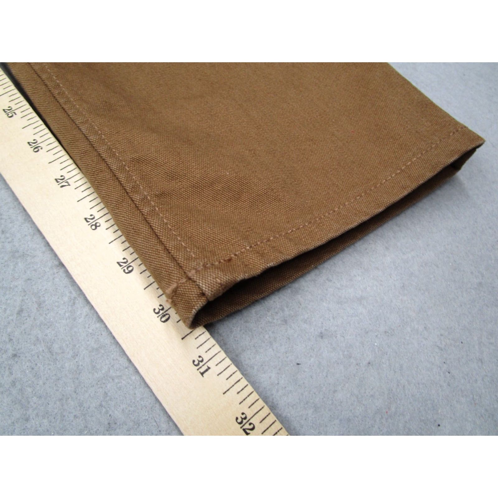Vintage Hill City Mens Pants Brown 5 Pocket Workwear Chino Canvas Cotton Blend Flat Front 36x32 Slim Classic Belt Loops Zip 5-Pocket Style: C n Size US 36 / EU 52 - 7 Thumbnail