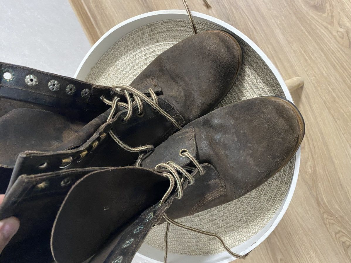 Vintage Vintage Brown Suede Rare Lace Up Logger Boots Size US 7 / EU 40 - 4 Thumbnail
