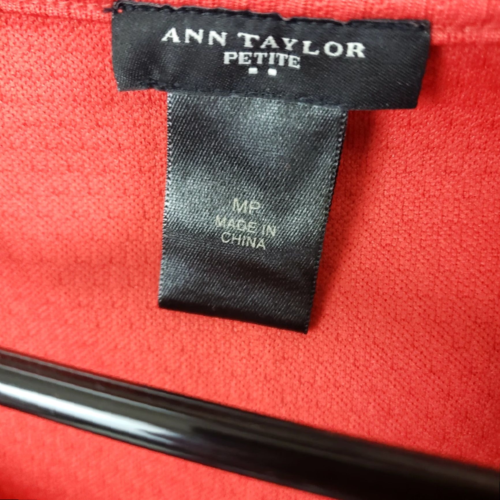 Ann Taylor Ann Taylor Womens Peplum Top Sz Petite Medium Solid Red Sleeveless Blouse T-Shirt Shirt Womens Red 90s? Size M / US 6-8 / IT 42-44 - 4 Thumbnail