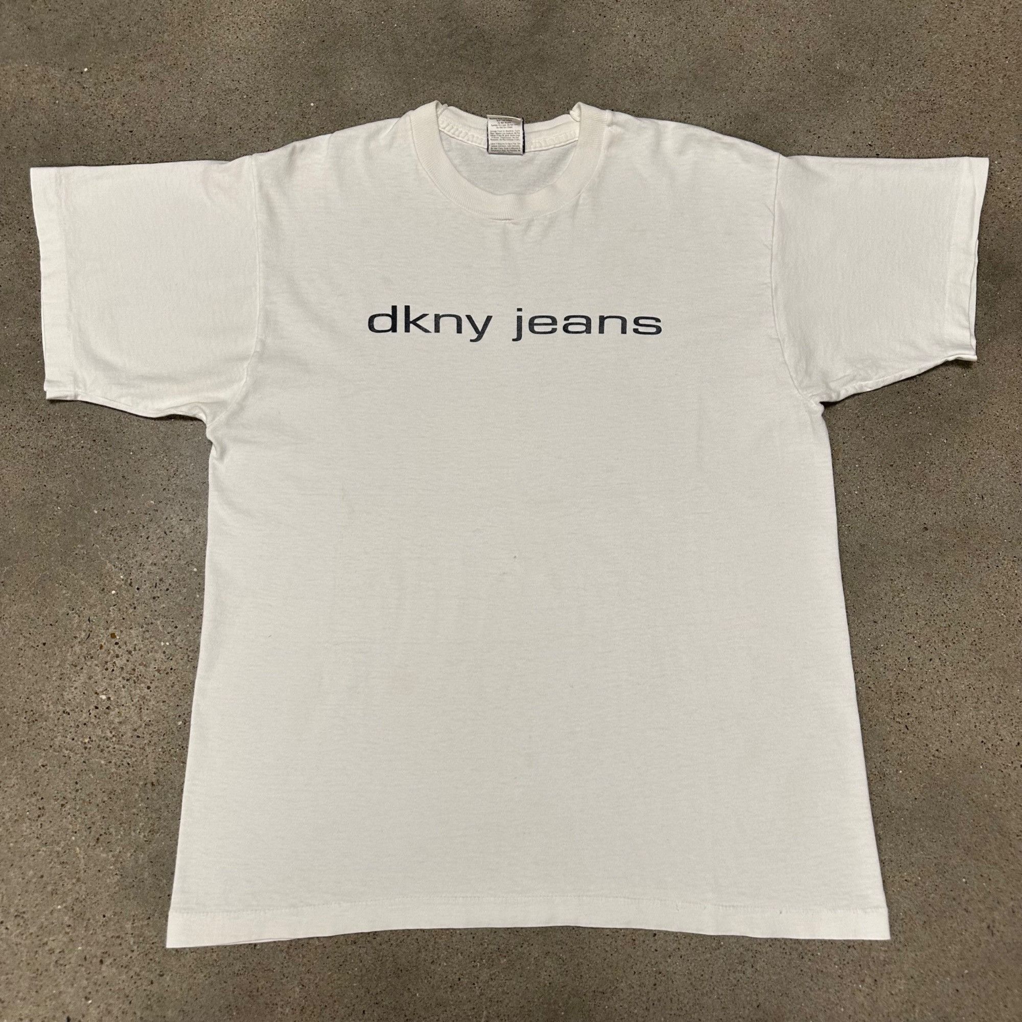 Vintage Vintage 90s DKNY Jeans Designer Shirt Size US M / EU 48-50 / 2 - 1 Thumbnail