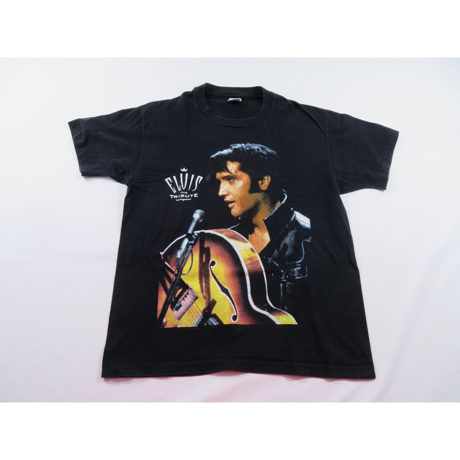 Other Elvis Presley The Tribute 1990s Black Shirt XL Double Sided Size US XL / EU 56 / 4 - 1 Thumbnail