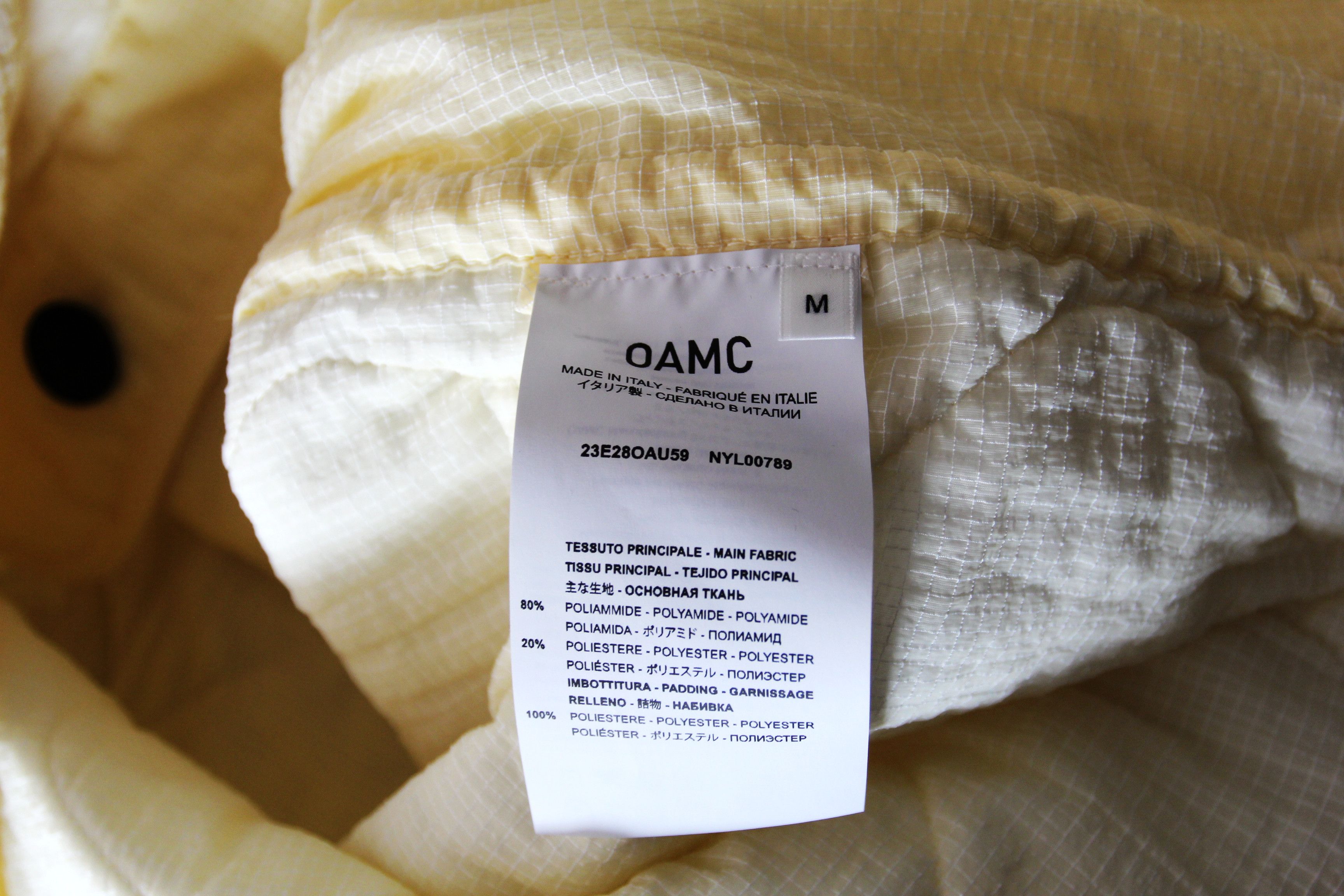 OAMC BNWT SS23 OAMC OFF-WHITE QUILTED JACKET M Size US M / EU 48-50 / 2 - 10 Thumbnail