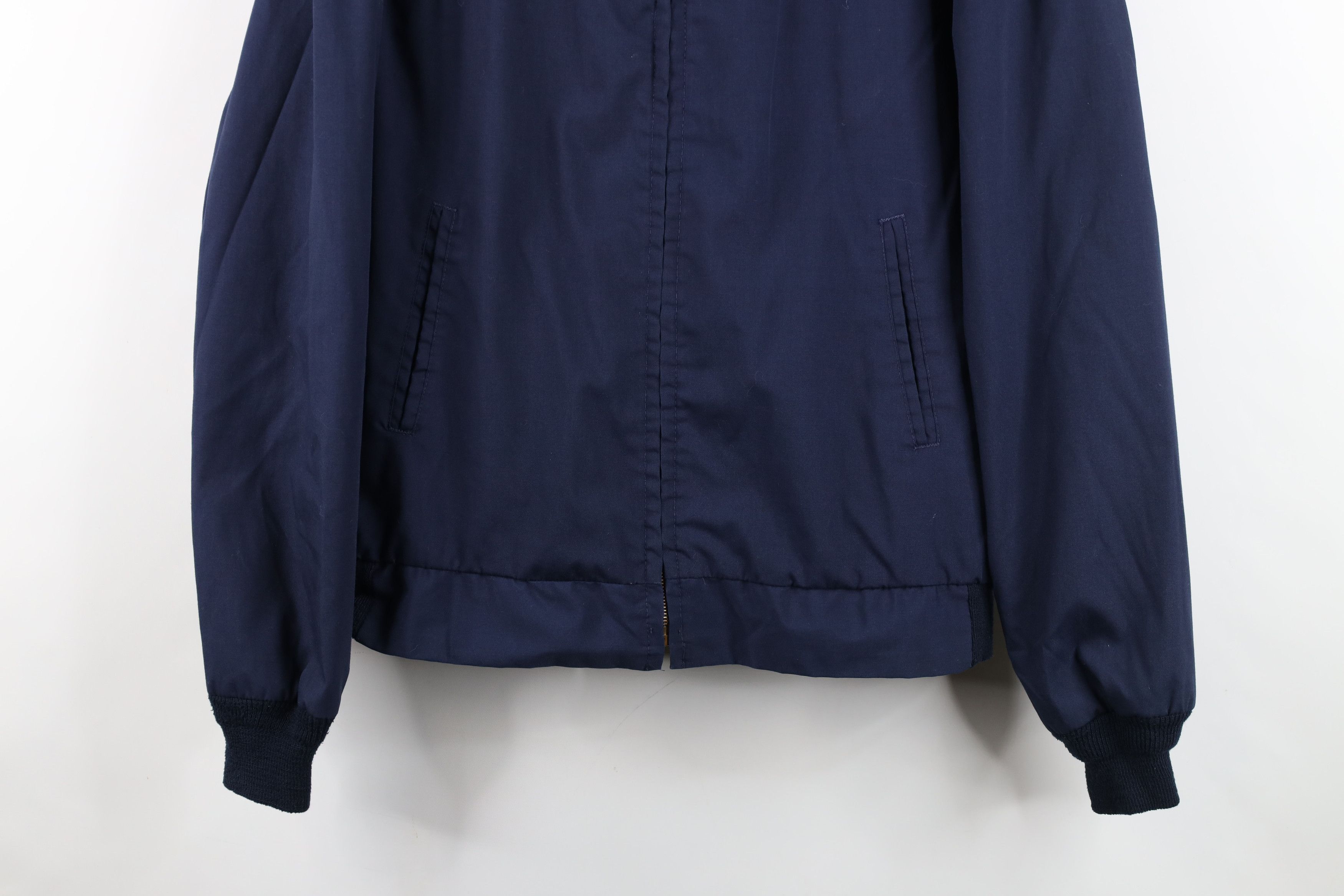 Vintage Vintage 60s 70s Streetwear Flannel Lined Cafe Bomber Jacket Size US L / EU 52-54 / 3 - 3 Thumbnail
