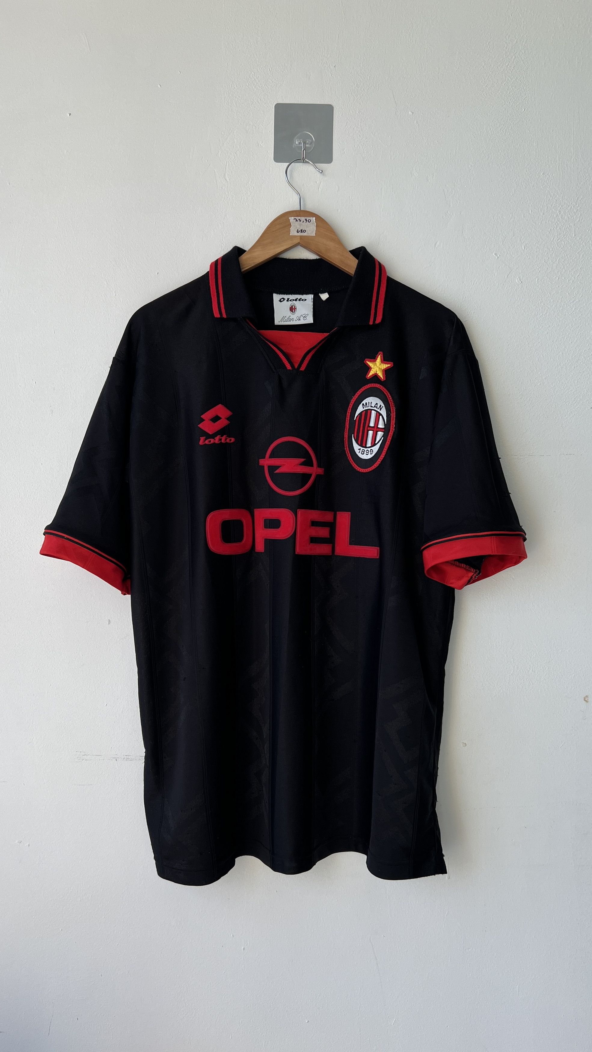 AC MILAN ヴィンテージ イタリア製 lotto ロット ユニフォーム AC Milan Vintage Lotto Replica Shirt 1994, Opel | eBay