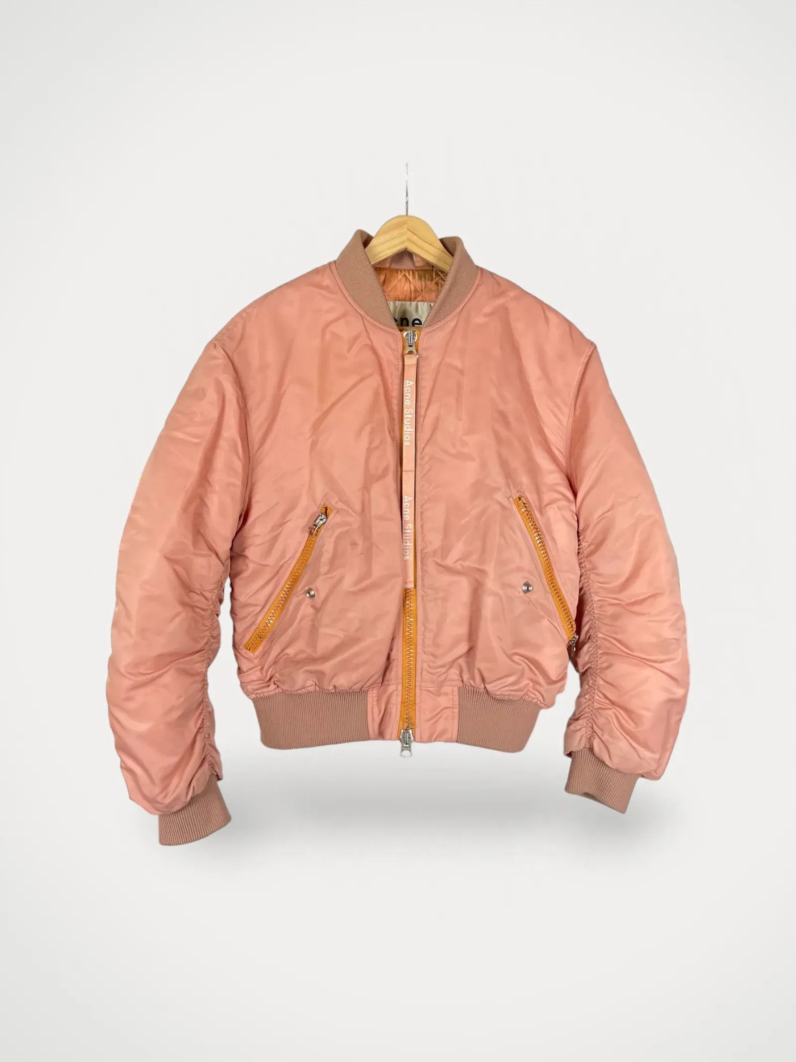 image of Acne Studios Down Jacket in Pink, Women's (Size Small)