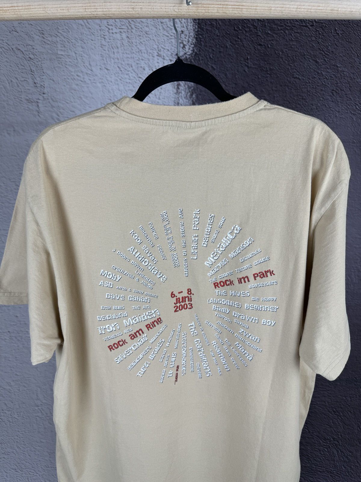 Mtv × Vintage MTV vintage 2003 Rock im Park beige band tee shirt Size US XL / EU 56 / 4 - 11 Thumbnail