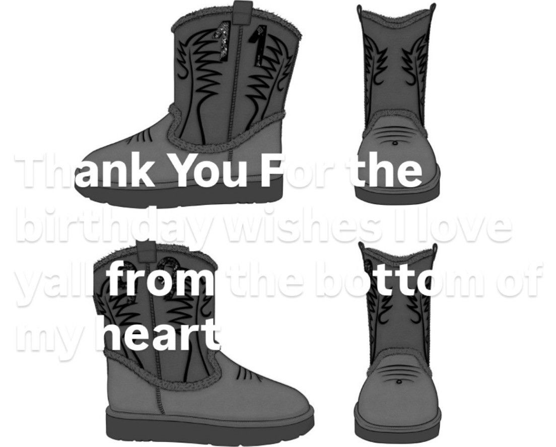 1199 Bazo 1199 Ugg Cowboy Boots Size US 11 / EU 44 - 11 Thumbnail