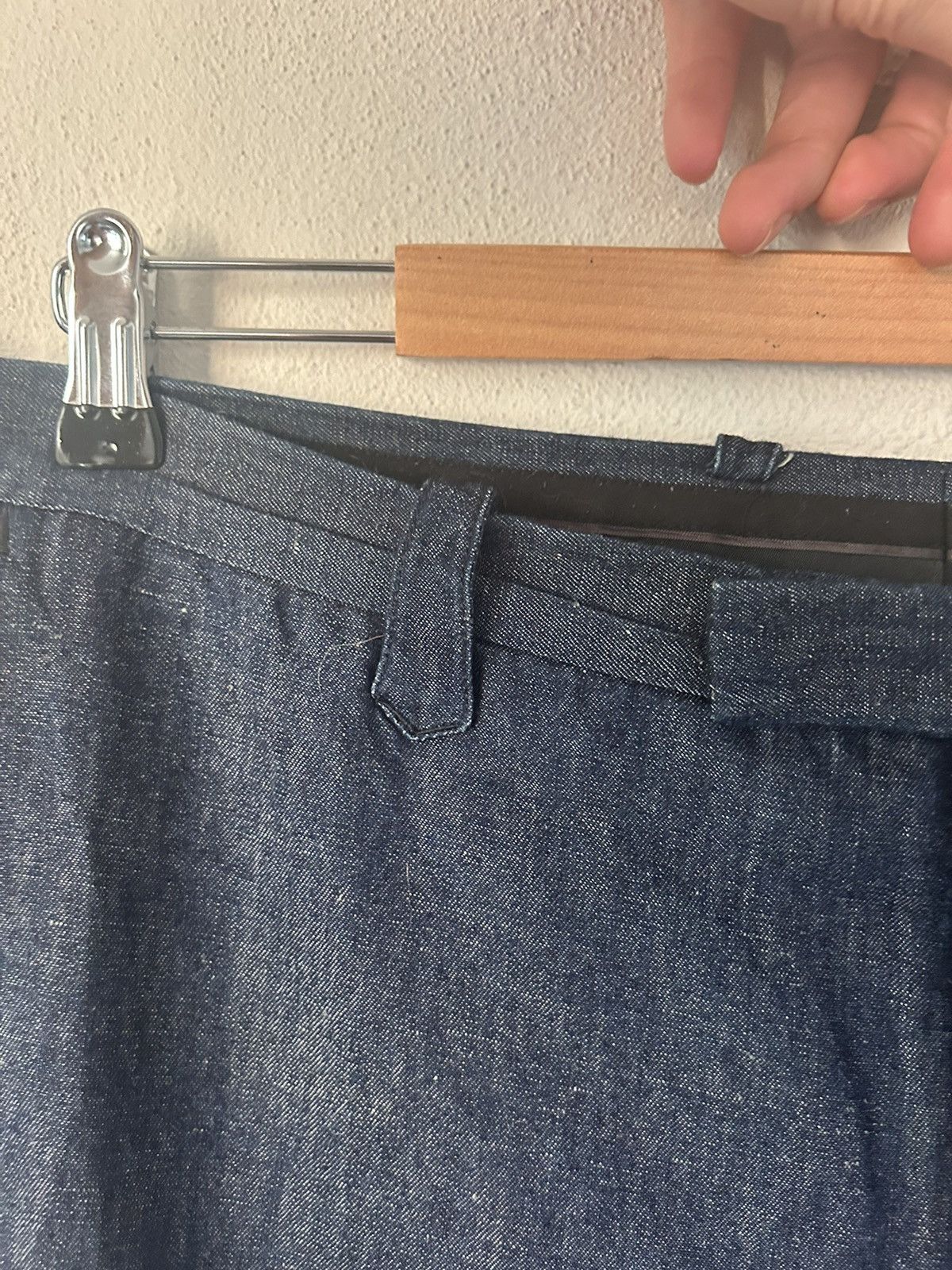 Gucci Blue Linen/Cotton Blend Pants Size US 36 / EU 52 - 8 Thumbnail