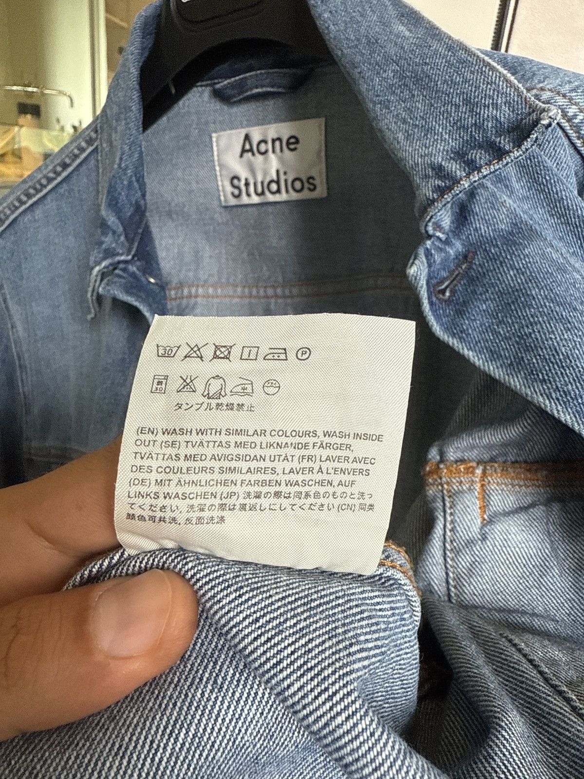 Acne Studios Acne Studios Blue Denim Jacket (size US Men’s small/46) Size US S / EU 44-46 / 1 - 4 Thumbnail