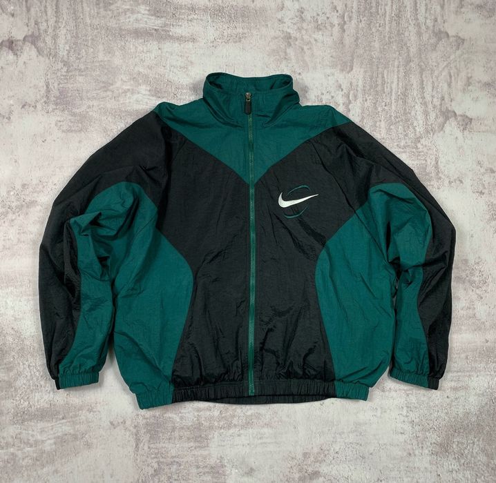 Nike NIKE NYLON VINTAGE JACKET 90S SWOOSH | Grailed