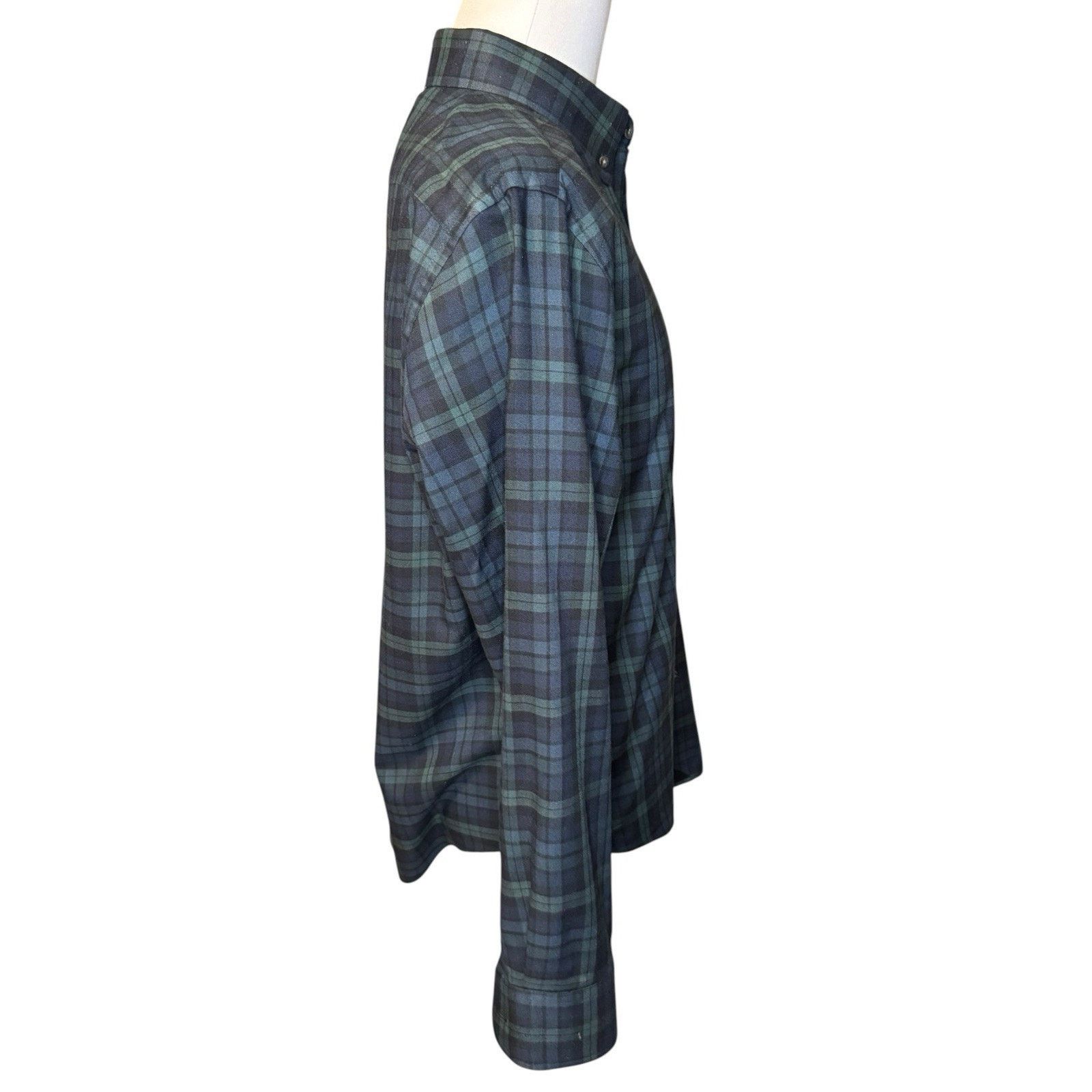 UNTUCKit UNTUCKit Shirt Green Black Watch Plaid Button Down Tartan Size US L / EU 52-54 / 3 - 8 Thumbnail