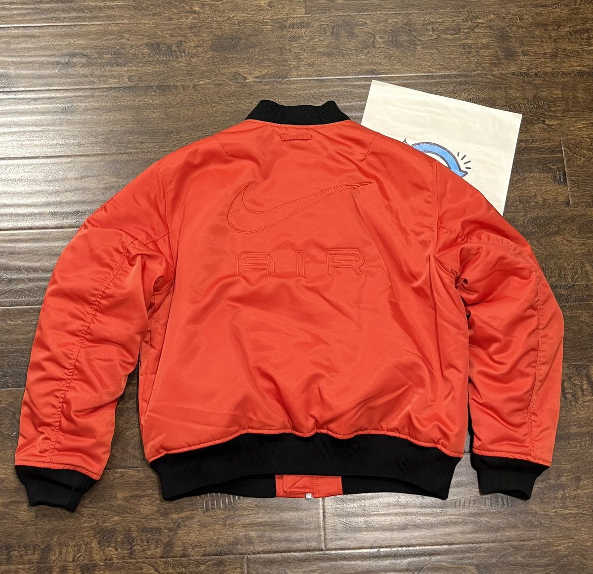 Nike NIKE AIR THERMA FIT BIG SWOOSH PICANTE RED BOMBER JACKET Size US L / EU 52-54 / 3 - 1 Thumbnail