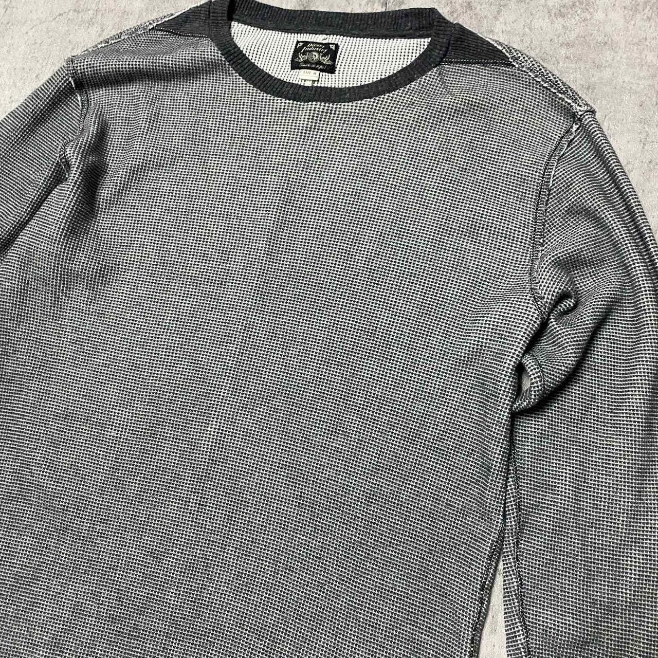 Diesel Grey and black striped long sleeve crewneck sweater Size US M / EU 48-50 / 2 - 2 Thumbnail