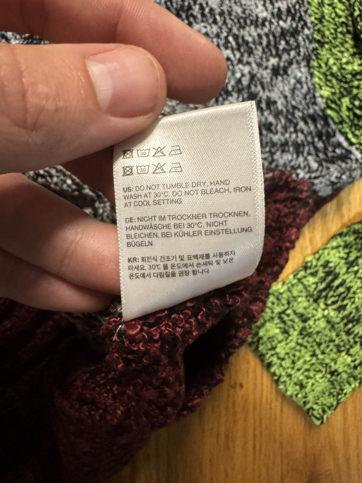 Fucking Awesome Knitted Sweater Size US L / EU 52-54 / 3 - 4 Thumbnail