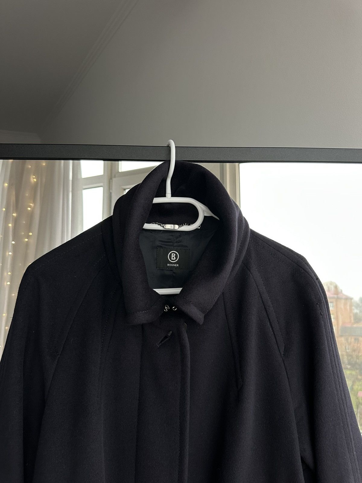 Bogner Bogner Wool Woman Navy Heavy Coat Jacket Sz M Size M / US 6-8 / IT 42-44 - 3 Thumbnail