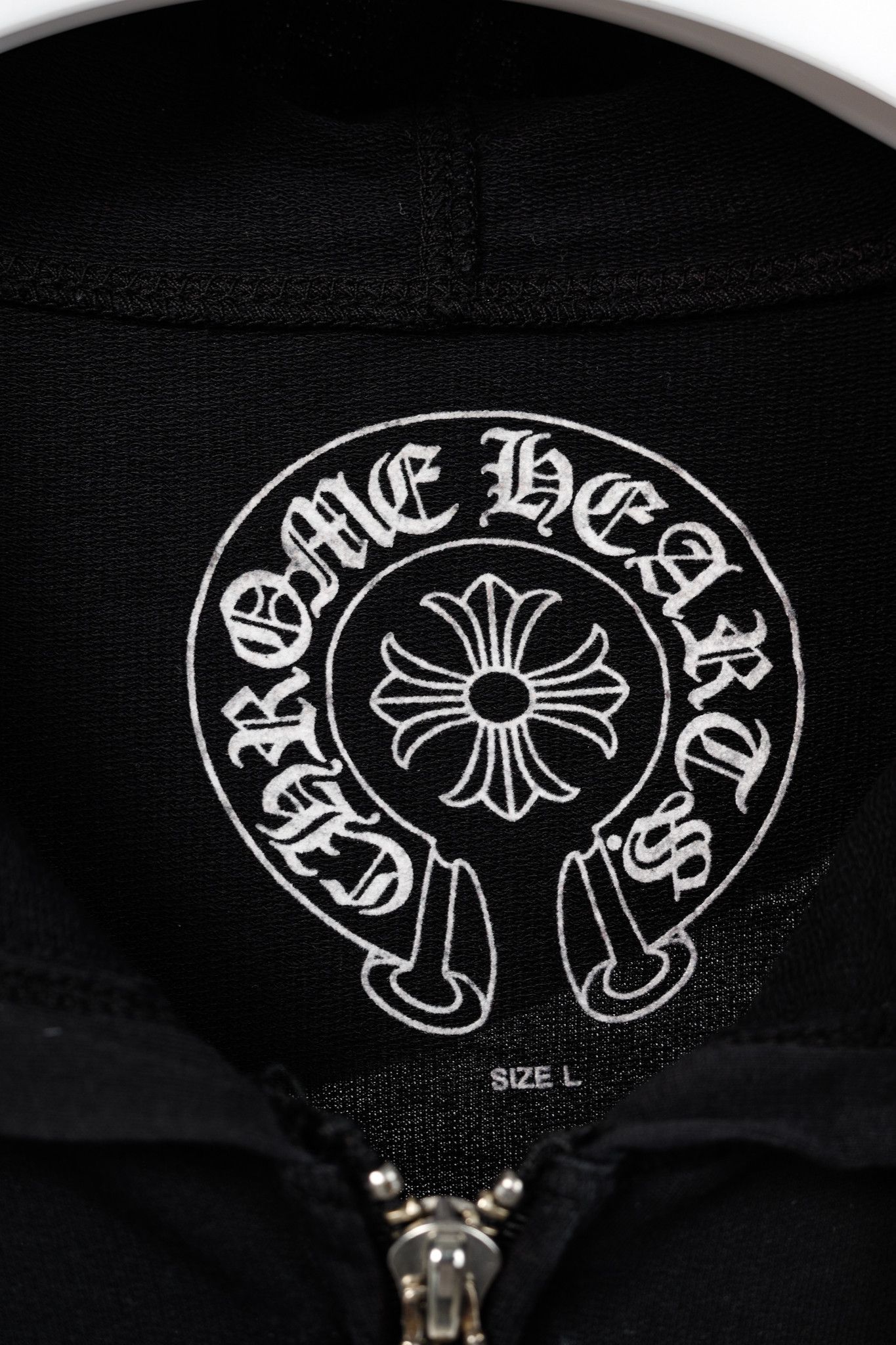 Chrome Hearts Chrome Hearts Black Cotton Jersey Dagger-Print Hoodie Size L / US 10 / IT 46 - 4 Thumbnail