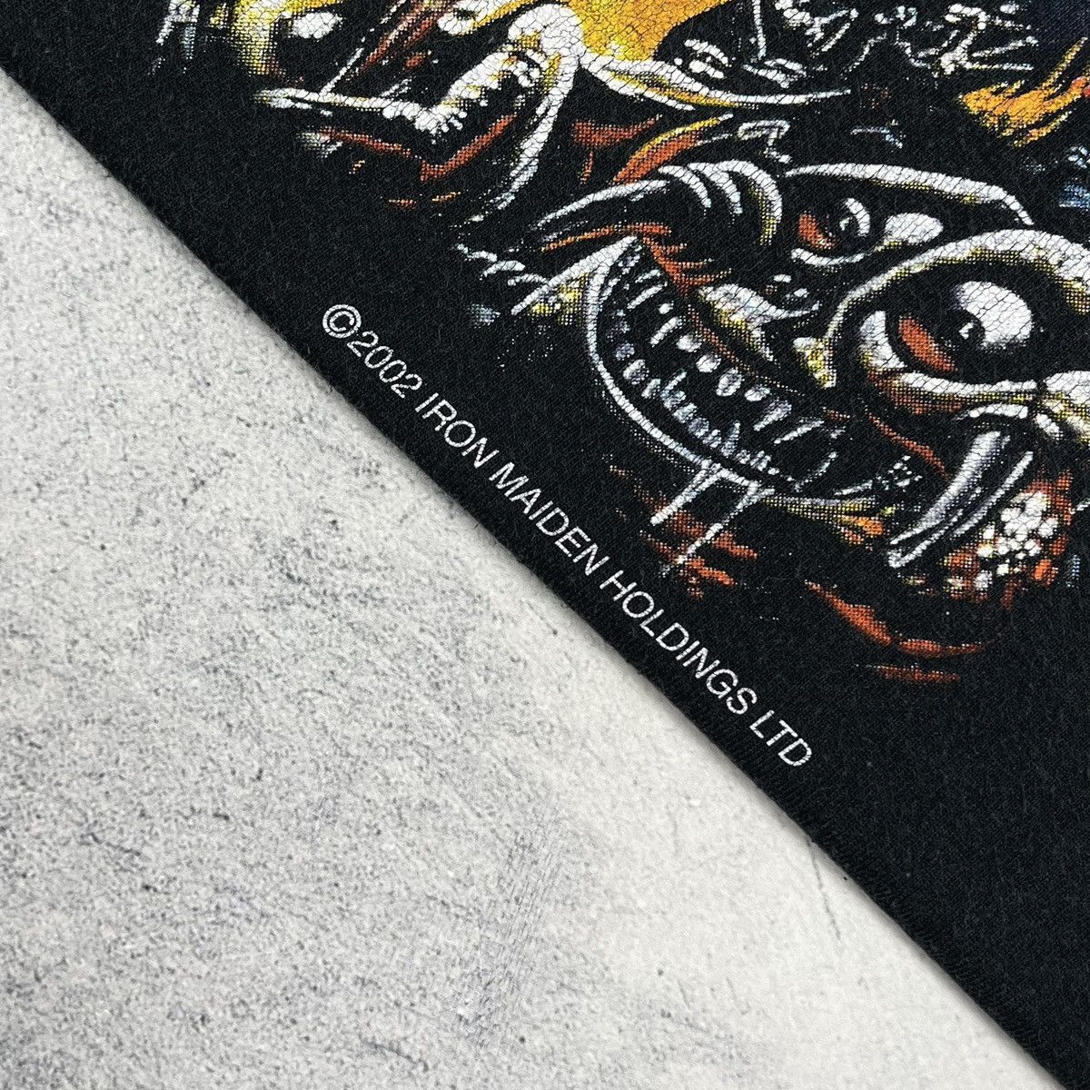 Band Tees Vintage Iron Maiden Tour rock band T shirt 2002 Size US L / EU 52-54 / 3 - 8 Thumbnail