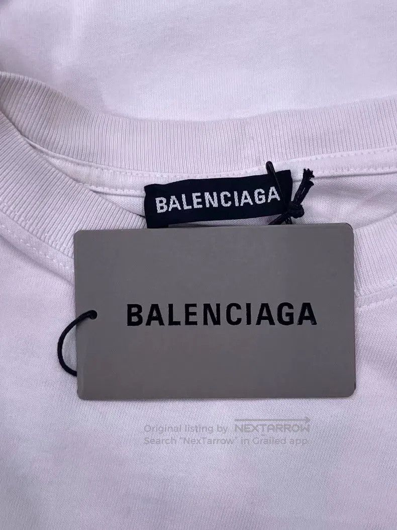 Balenciaga Balenciaga Letter print round neck short-sleeve T-shirt, r Size US M / EU 48-50 / 2 - 5 Thumbnail
