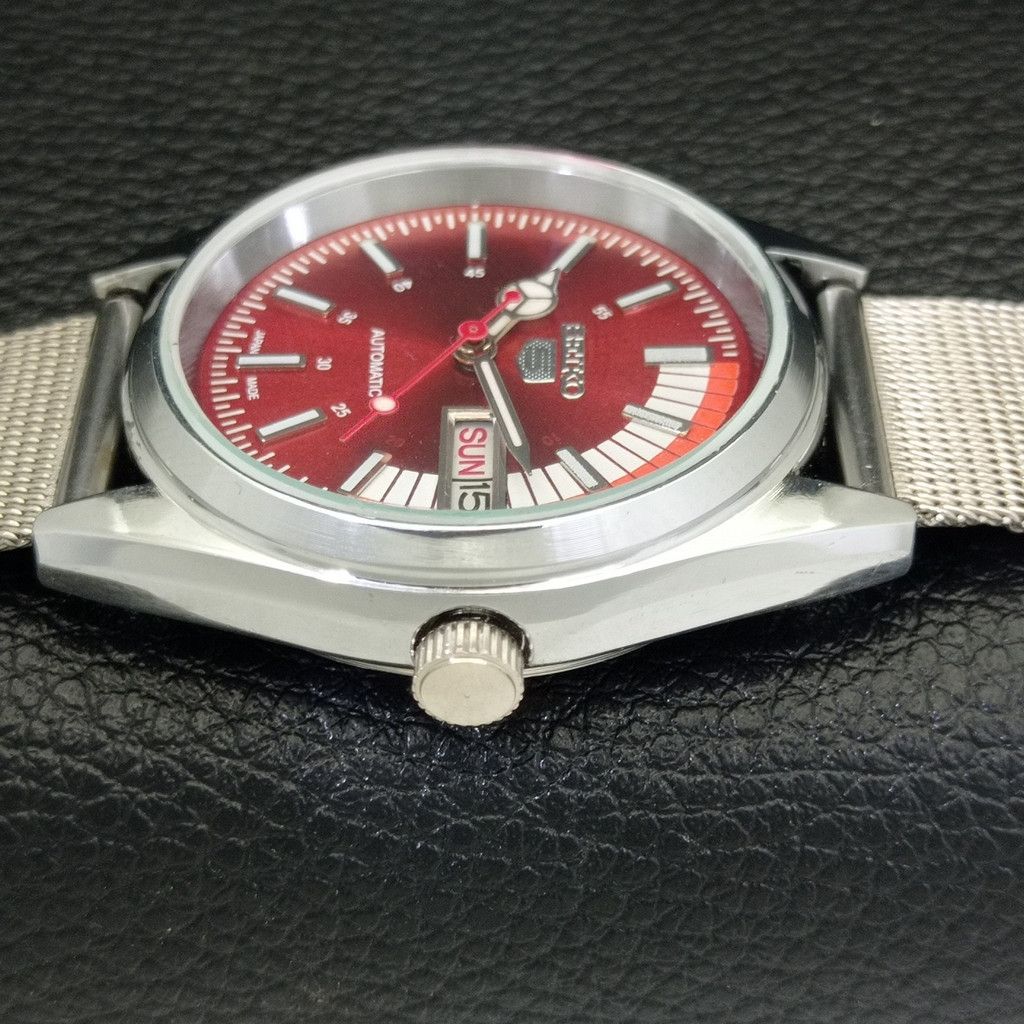 Seiko REFURBISHED VINTAGE SEIKO 5 AUTO JAPAN MENS WATCH a440728 Size 38 - 5 Thumbnail