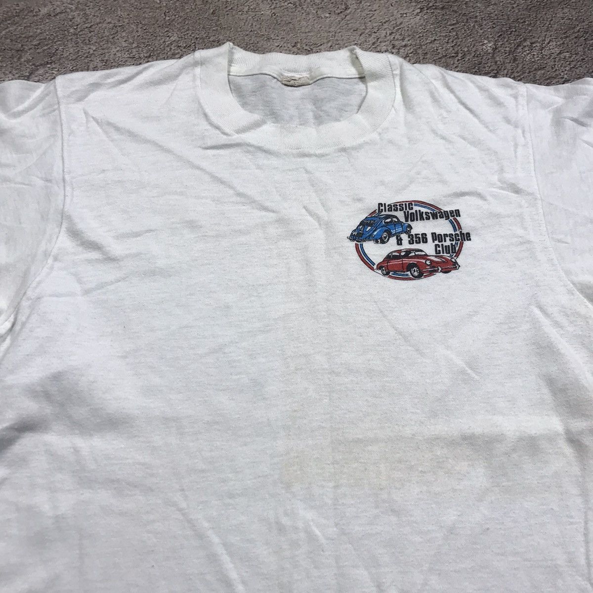 Vintage Vintage 90s Volkswagen Porsche Club Graphic Tee Streetwear M Size US M / EU 48-50 / 2 - 3 Thumbnail