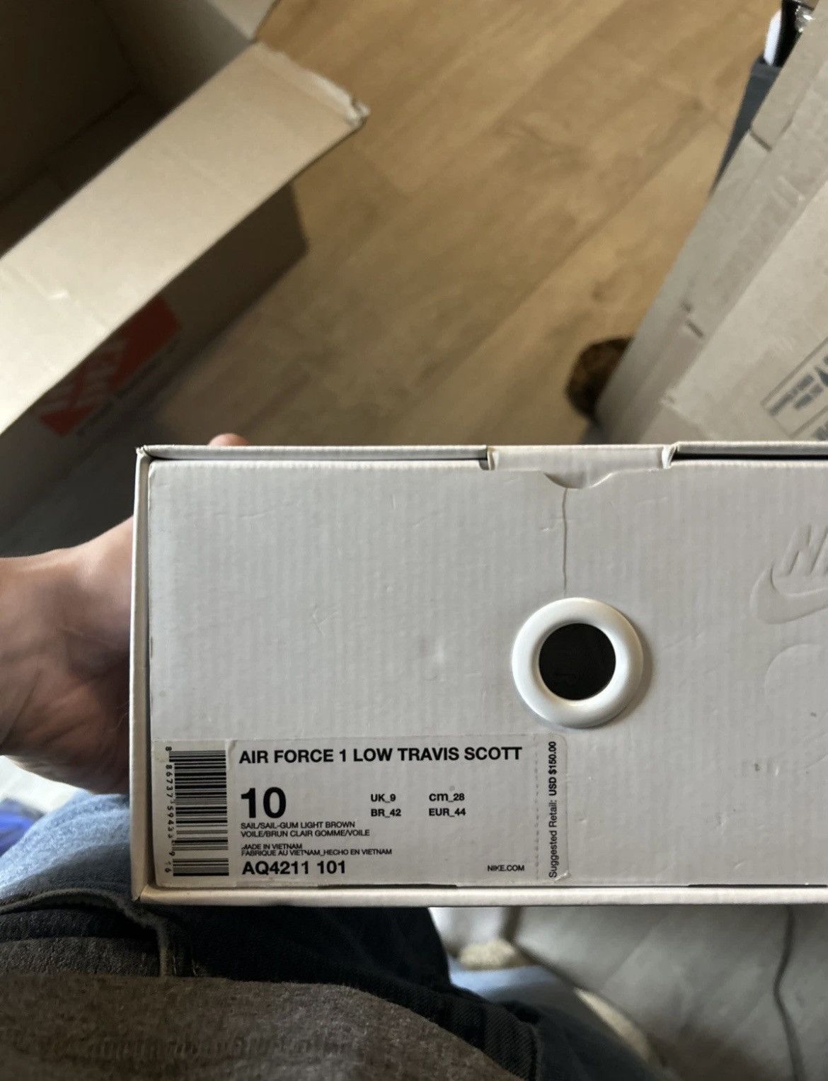 Nike × Travis Scott Nike x travis scott AF1 sail Size US 10 / EU 43 - 14 Thumbnail
